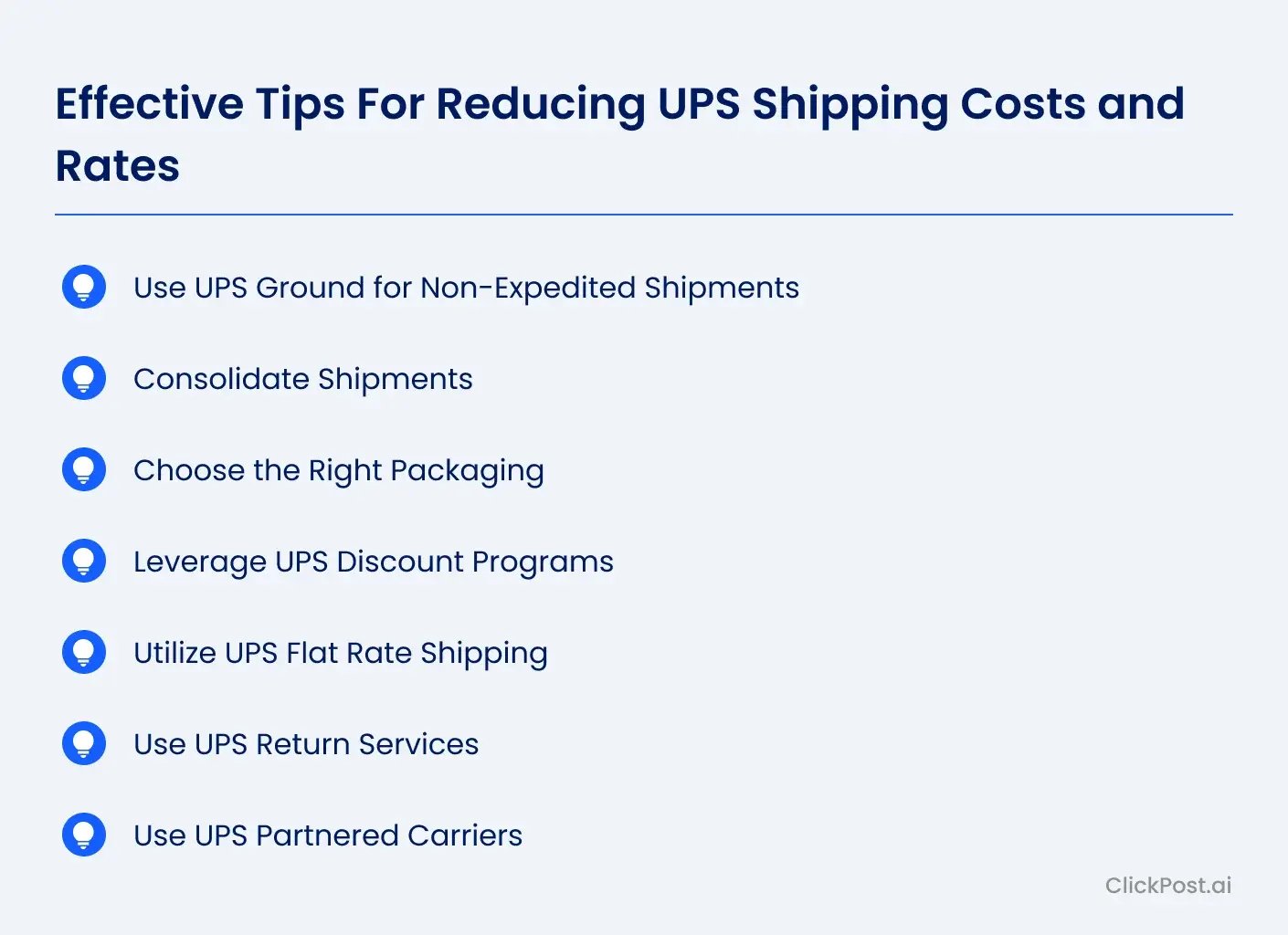 Effective Tips For Reducing UPS Shipping Costs and Rates