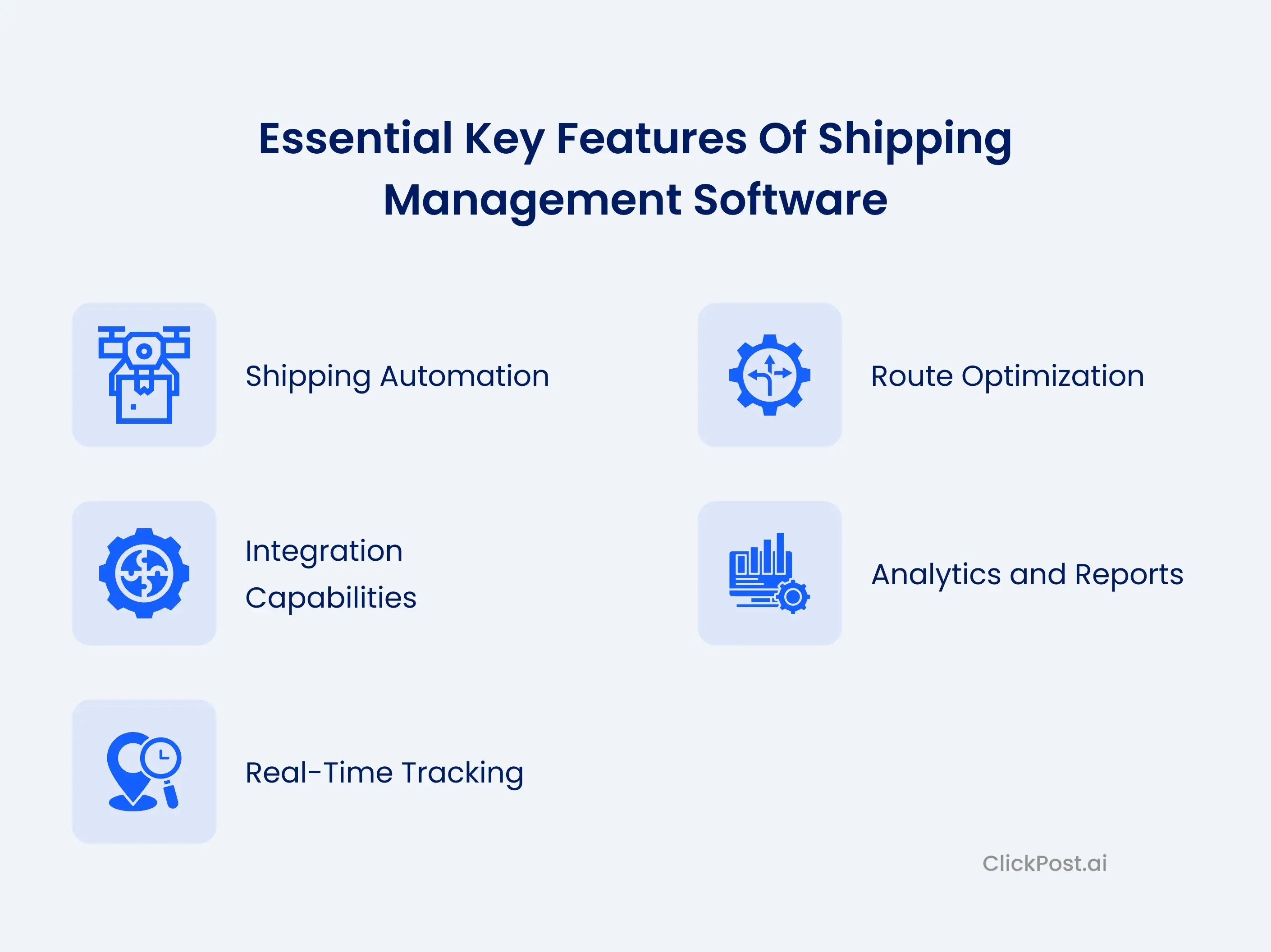 Essential Key features of shipping management software